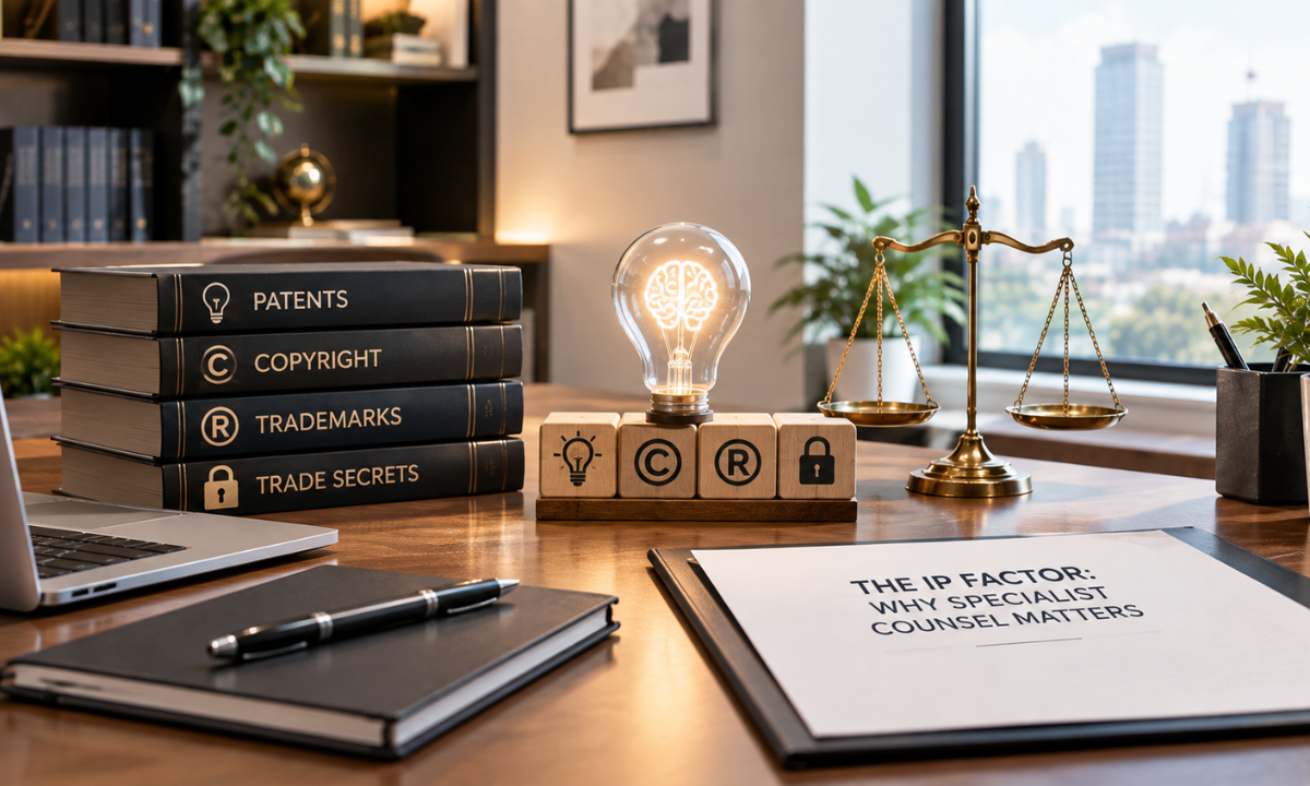 Specialist IP counsel protecting business intellectual property